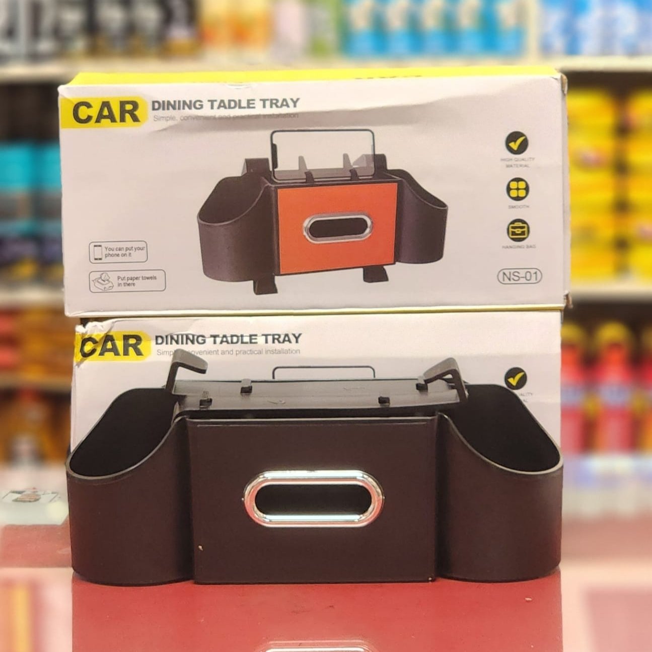 Car Seat Back Tissue Box with Storage Holder | Multi-Function Car Organizer | - Image 5