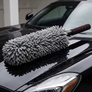 High-Quality Microfiber Car Duster– Multi-Purpose Cleaning for Car Ultra Soft Microfiber & Scratch-Free Cleaning