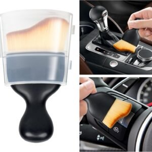 Soft Cleaning Brush for Car Interior with Cover, Air Vent Cleaning, Dashboard Cleaning