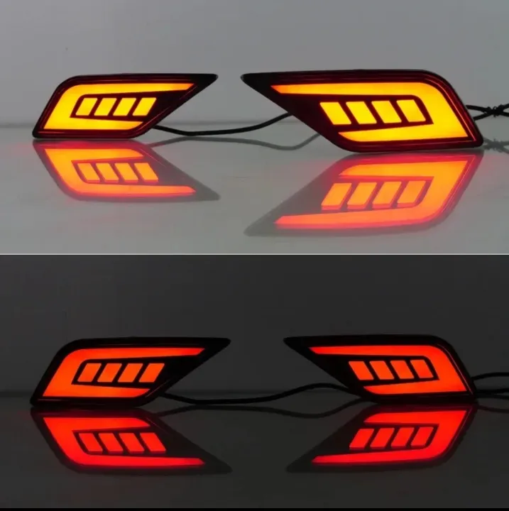 Corolla Cross 2020-2025 Car LED Rear Fog Light Tail Bumper back show Light Sets, back show lights. - Image 6