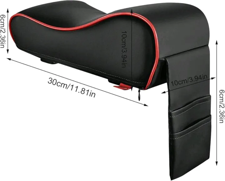 Car Seat Arm Support Car Center Console Armrest Thick Cushion, Memory Foam Arm Rest Pillow - Image 9