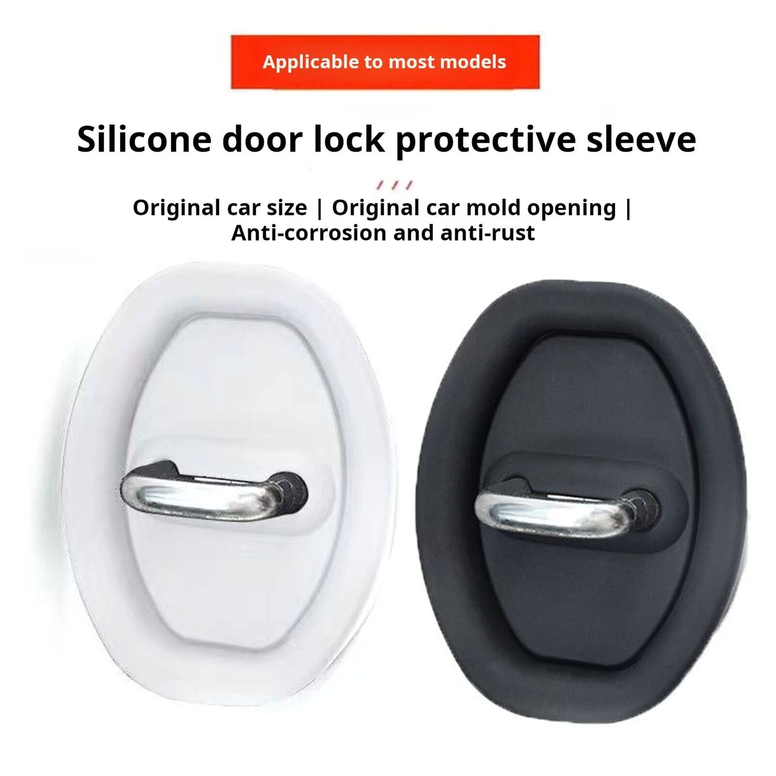 4pcs Car Door Lock Guard – Silent Silicone Protector - Image 3