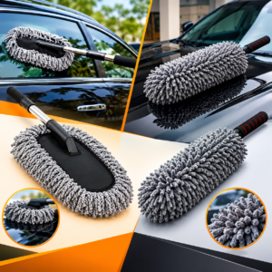 High-Quality Microfiber Car Flute Duster– Multi-Purpose Cleaning for Car Ultra Soft Microfiber & Scratch-Free Cleaning