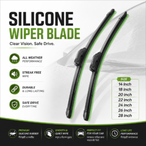 Soft Silicone Wiper Blade 1pcs – High-Performance Soft Silicone for Crystal Clear Visibility