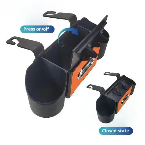 Car Seat Back Tissue Box with Storage Holder | Multi-Function Car Organizer | - Image 9