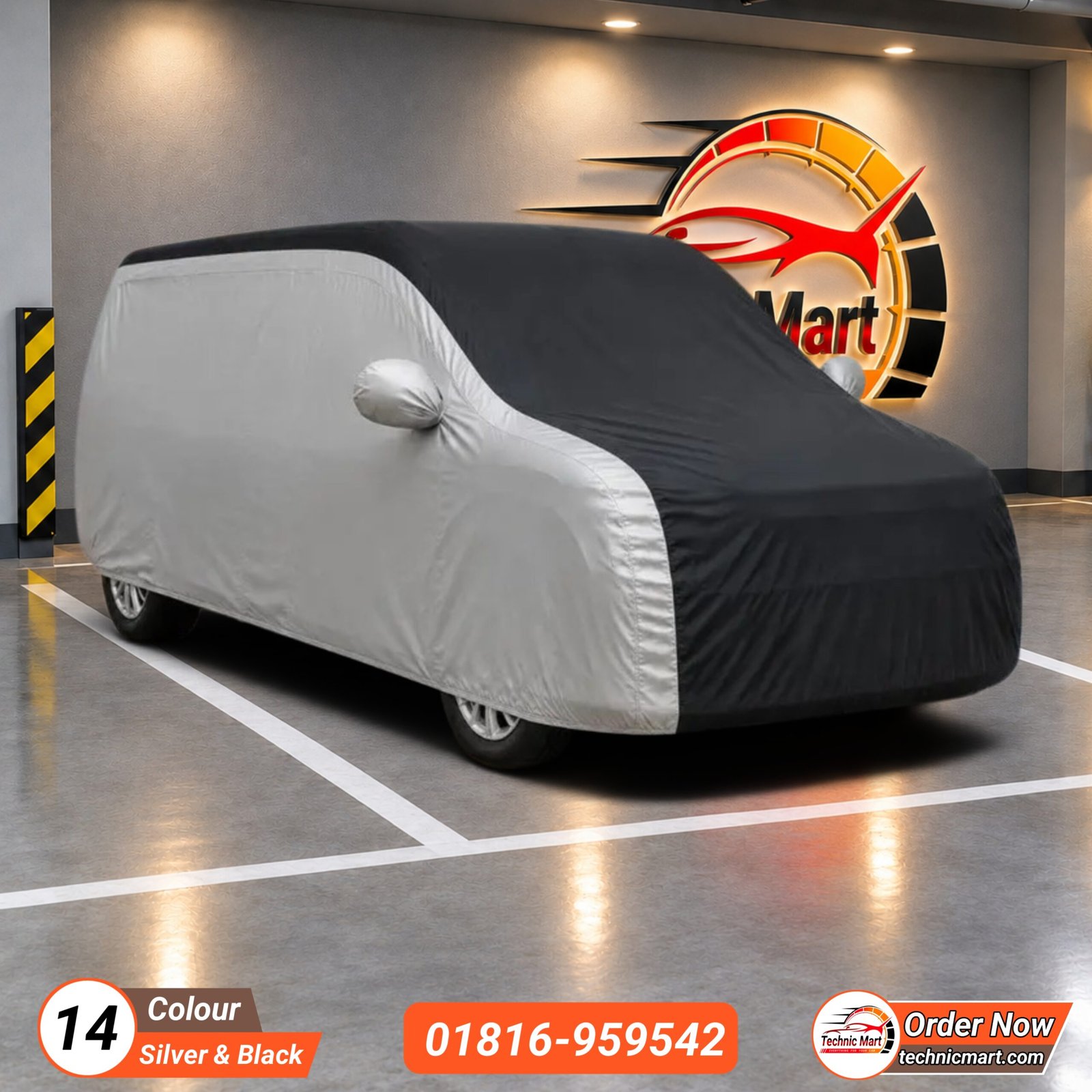 Large MPV Size মাইক্রো গাড়ি - Car Two Colour Cover - Image 15