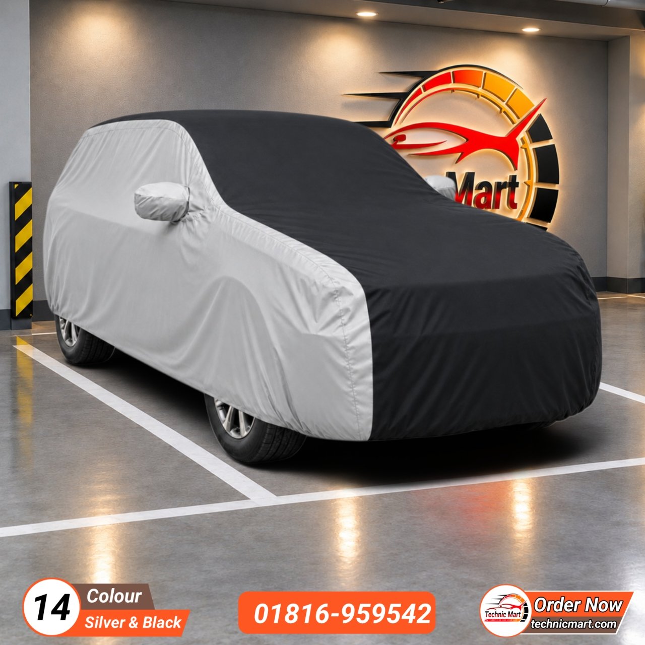 Large SUV Size - বড় জিপ গাড়ি - Car Two Colour Cover - Image 15
