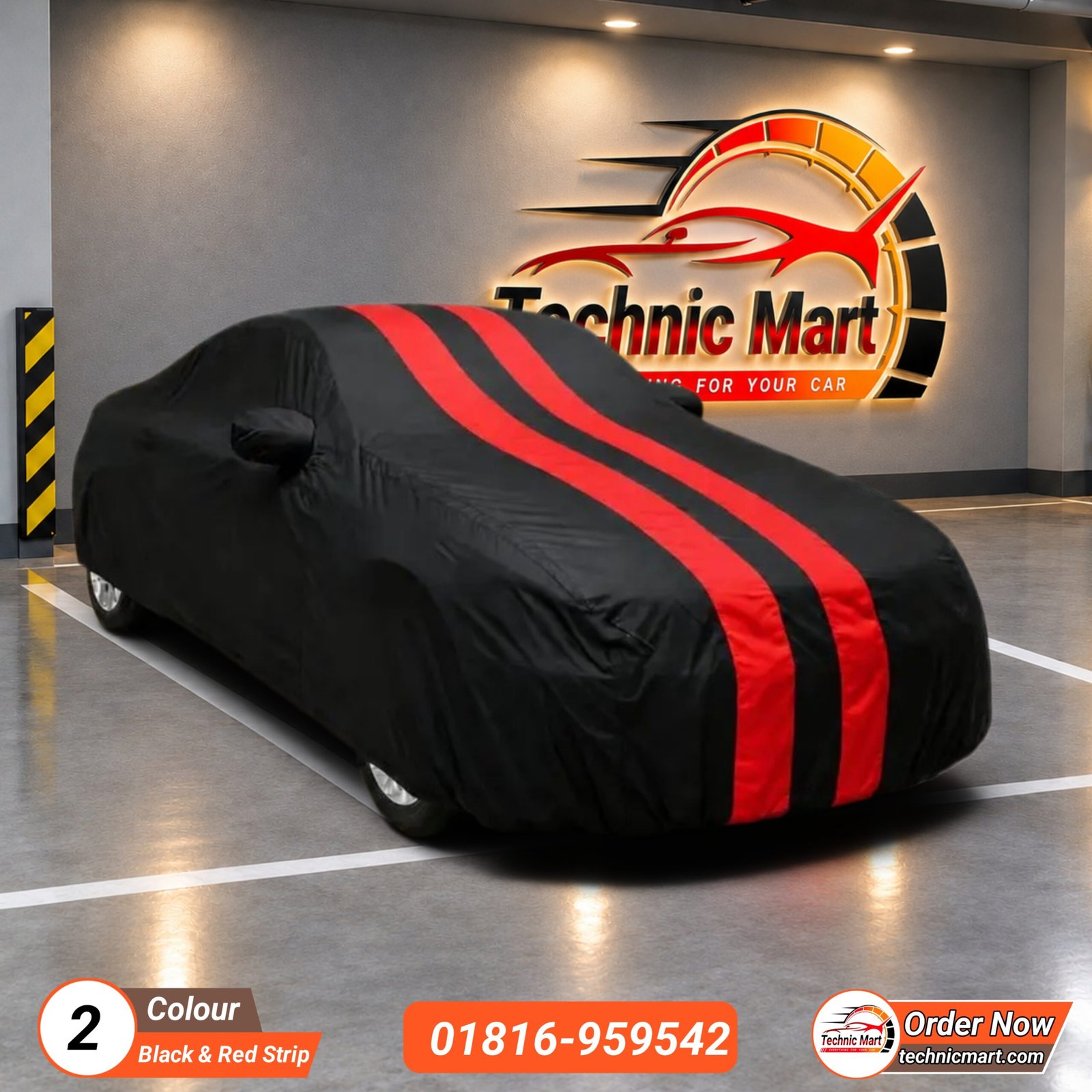 Sedan Size - সেডান গাড়ি - Car Two Colour Cover - Image 3