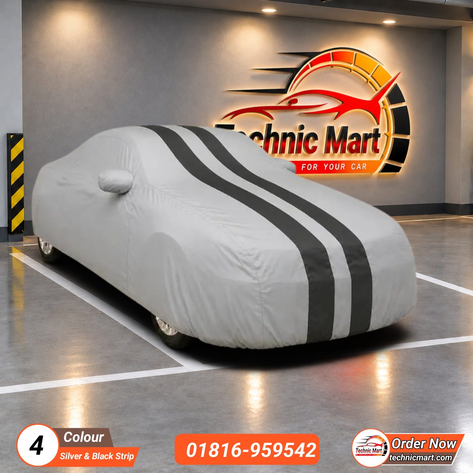 Sedan Size - সেডান গাড়ি - Car Two Colour Cover - Image 5