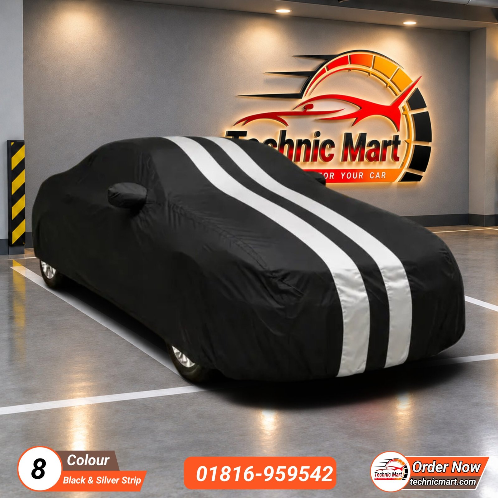 Sedan Size - সেডান গাড়ি - Car Two Colour Cover - Image 9