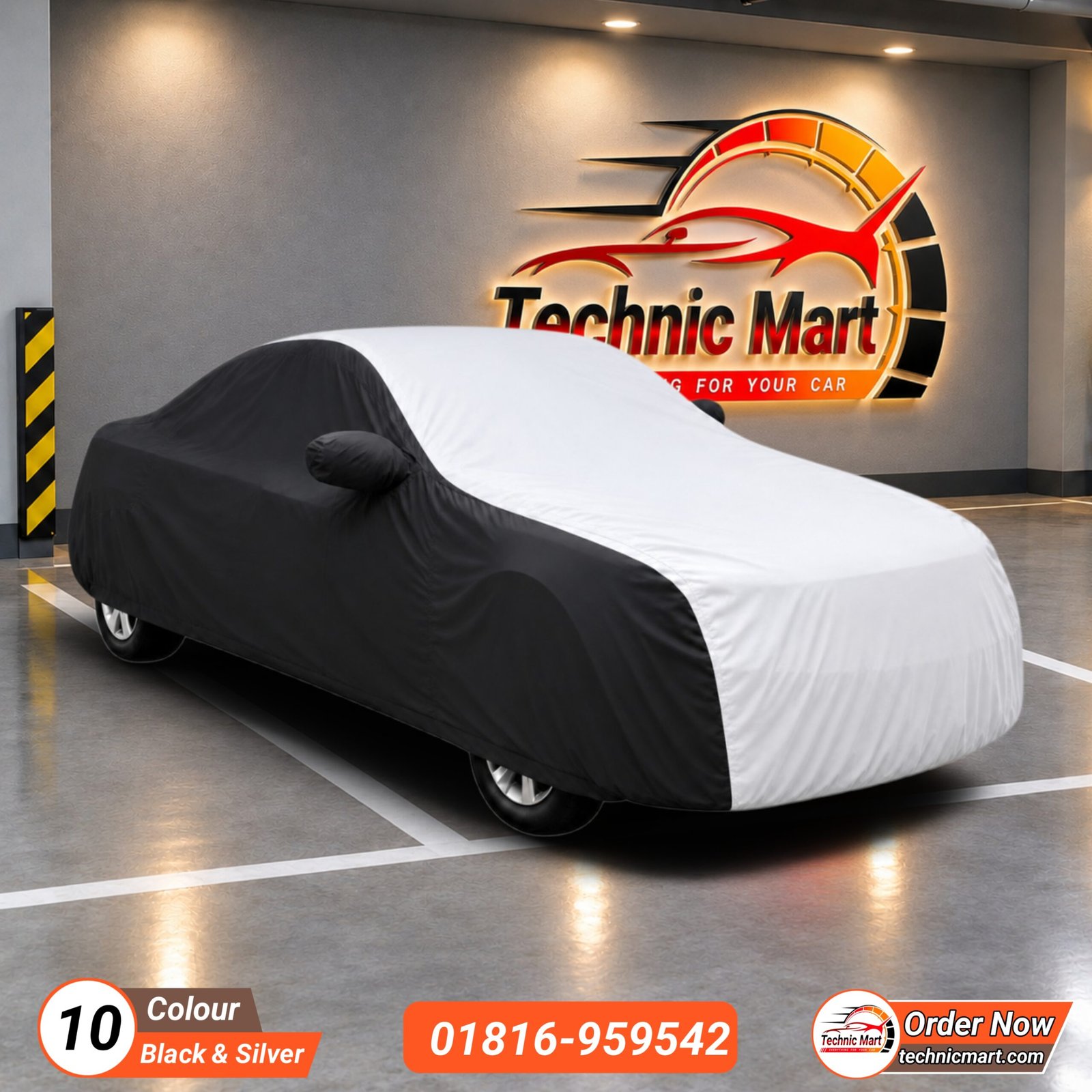 Sedan Size - সেডান গাড়ি - Car Two Colour Cover - Image 11