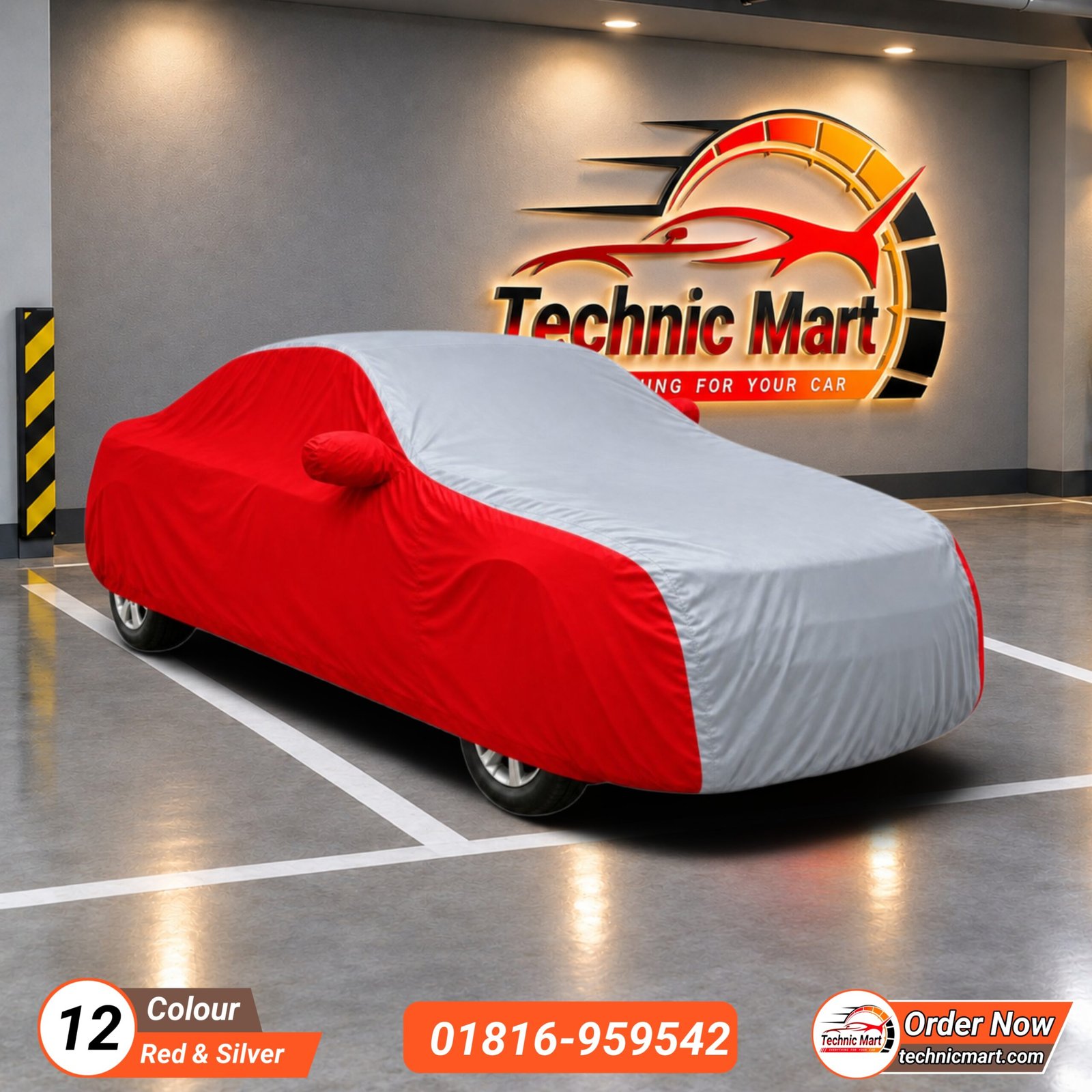 Sedan Size - সেডান গাড়ি - Car Two Colour Cover - Image 13