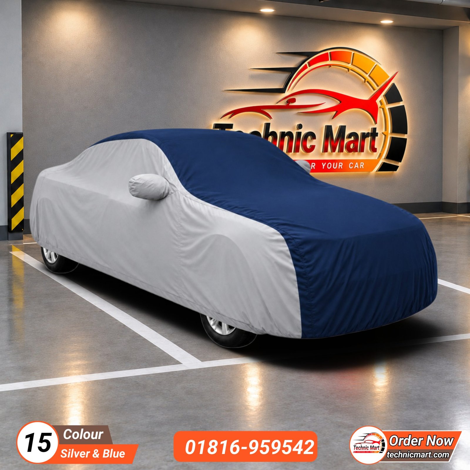 Sedan Size - সেডান গাড়ি - Car Two Colour Cover - Image 16