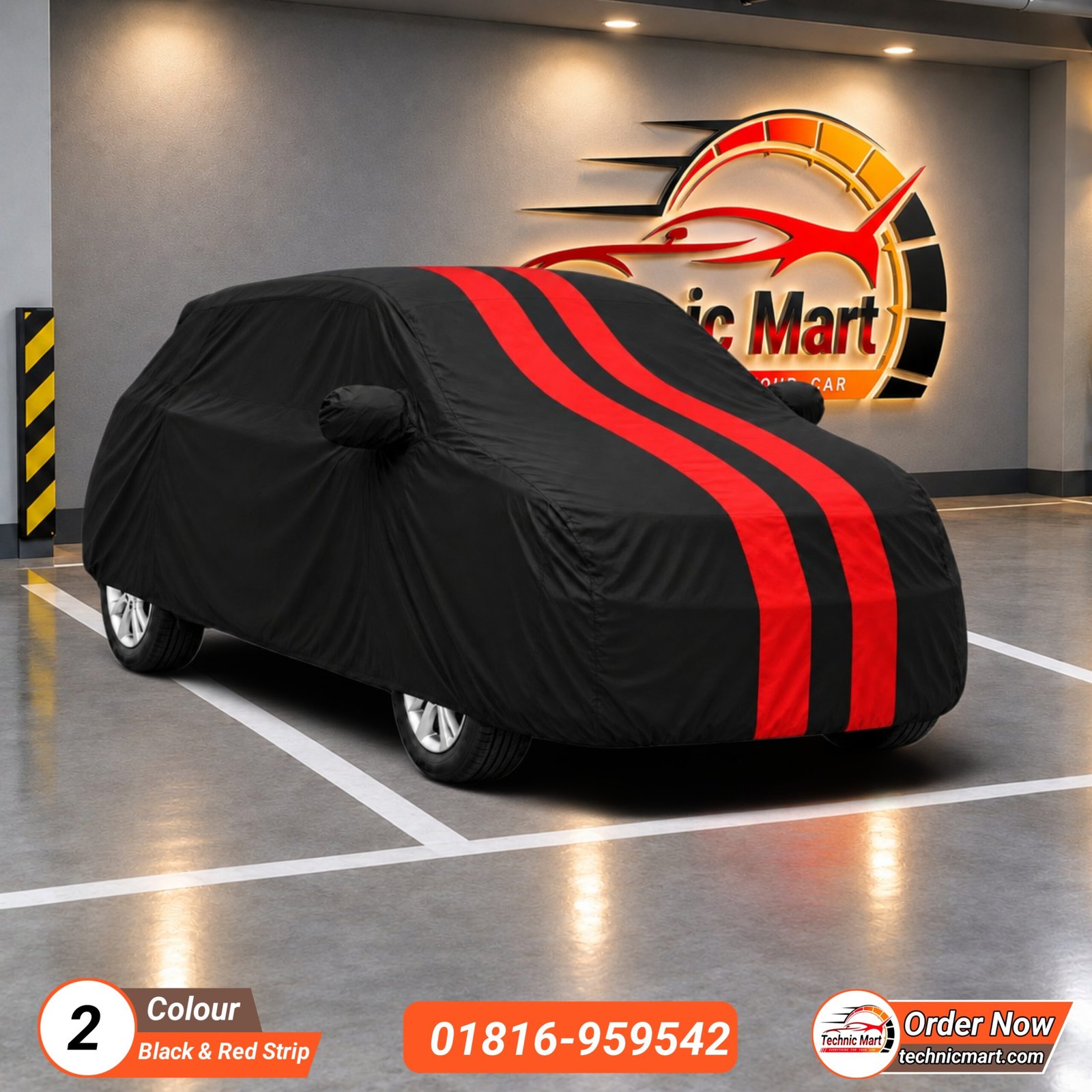 Hatchback Size - ছোট গাড়ি Car Two Colour Cover - Image 3