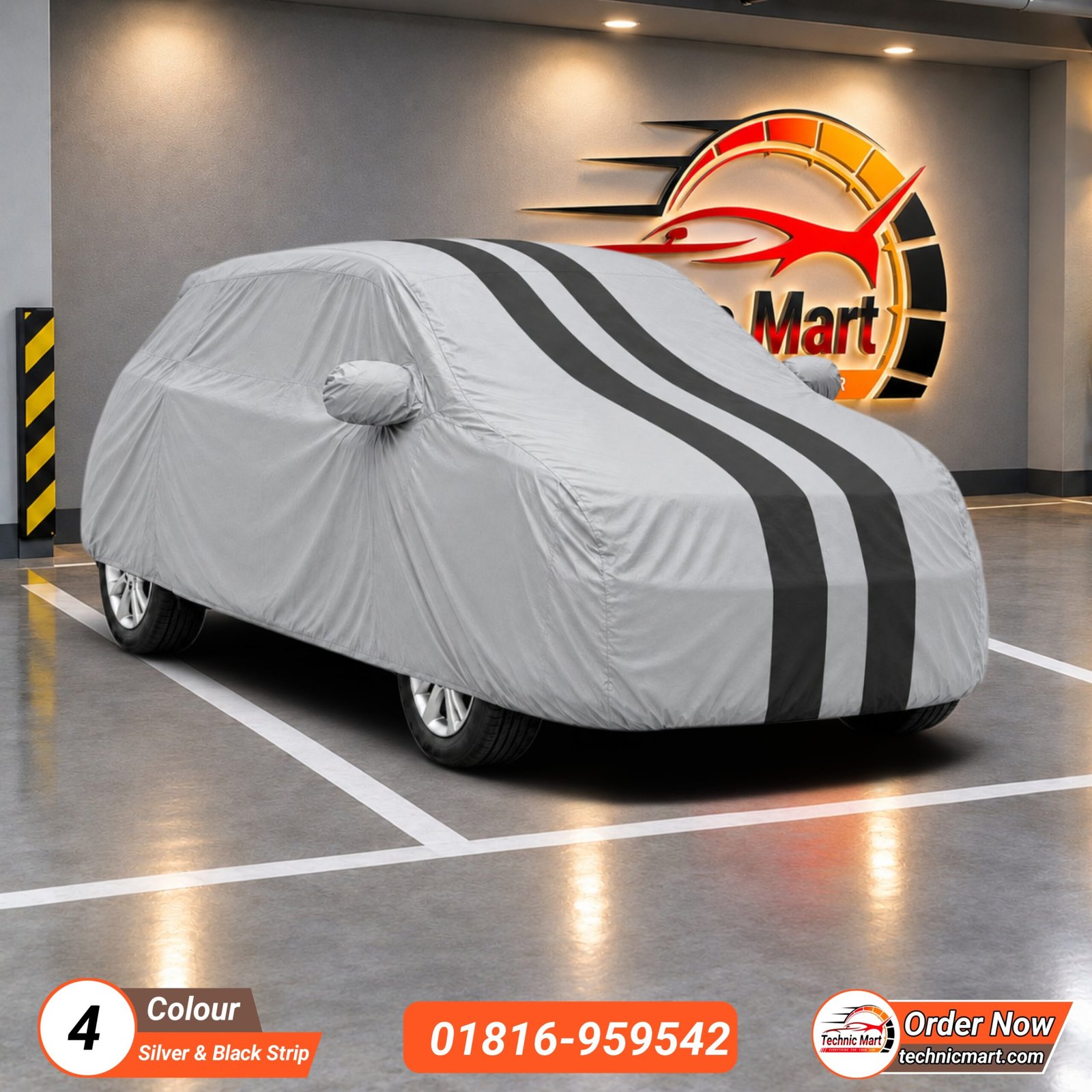 Hatchback Size - ছোট গাড়ি Car Two Colour Cover - Image 5