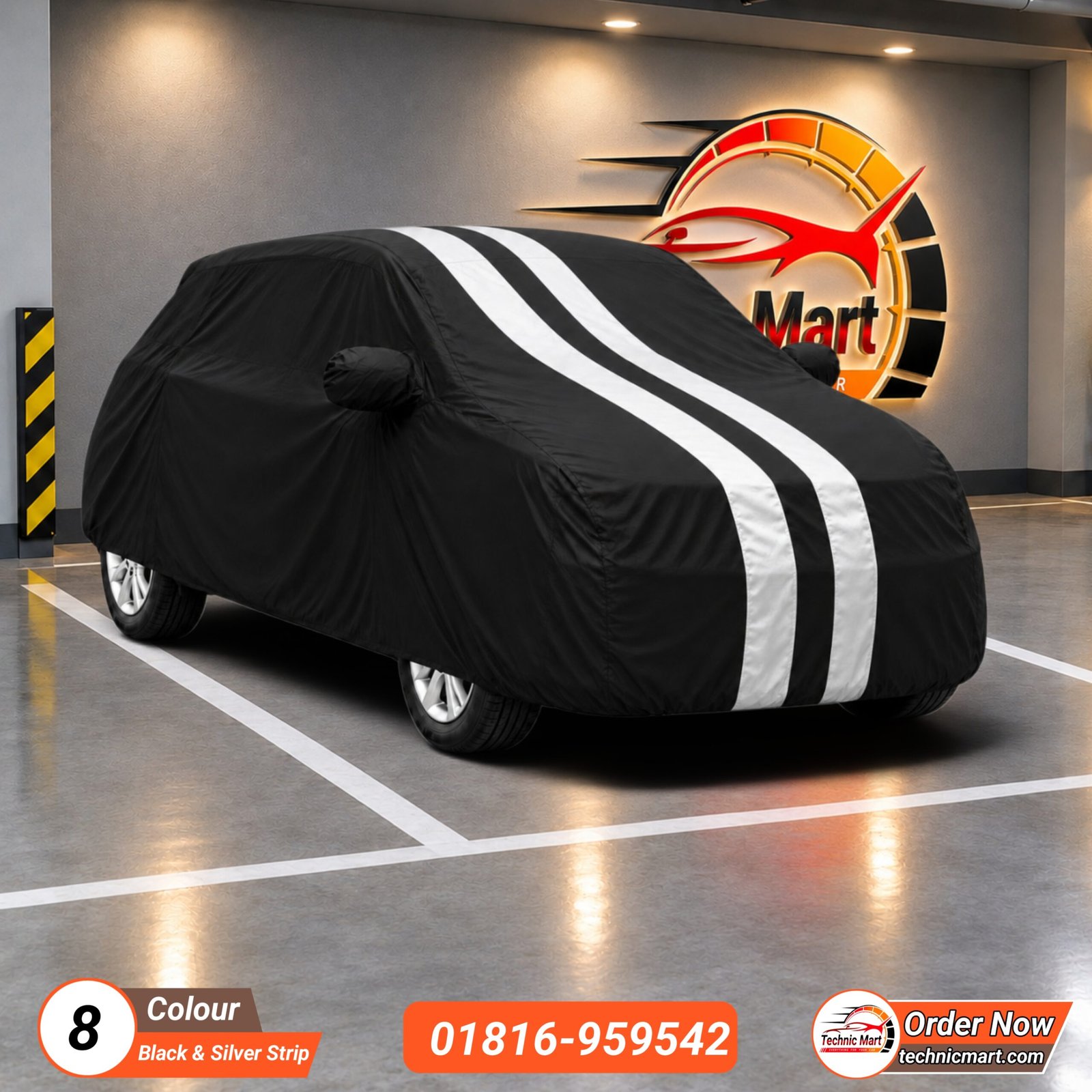 Hatchback Size - ছোট গাড়ি Car Two Colour Cover - Image 9