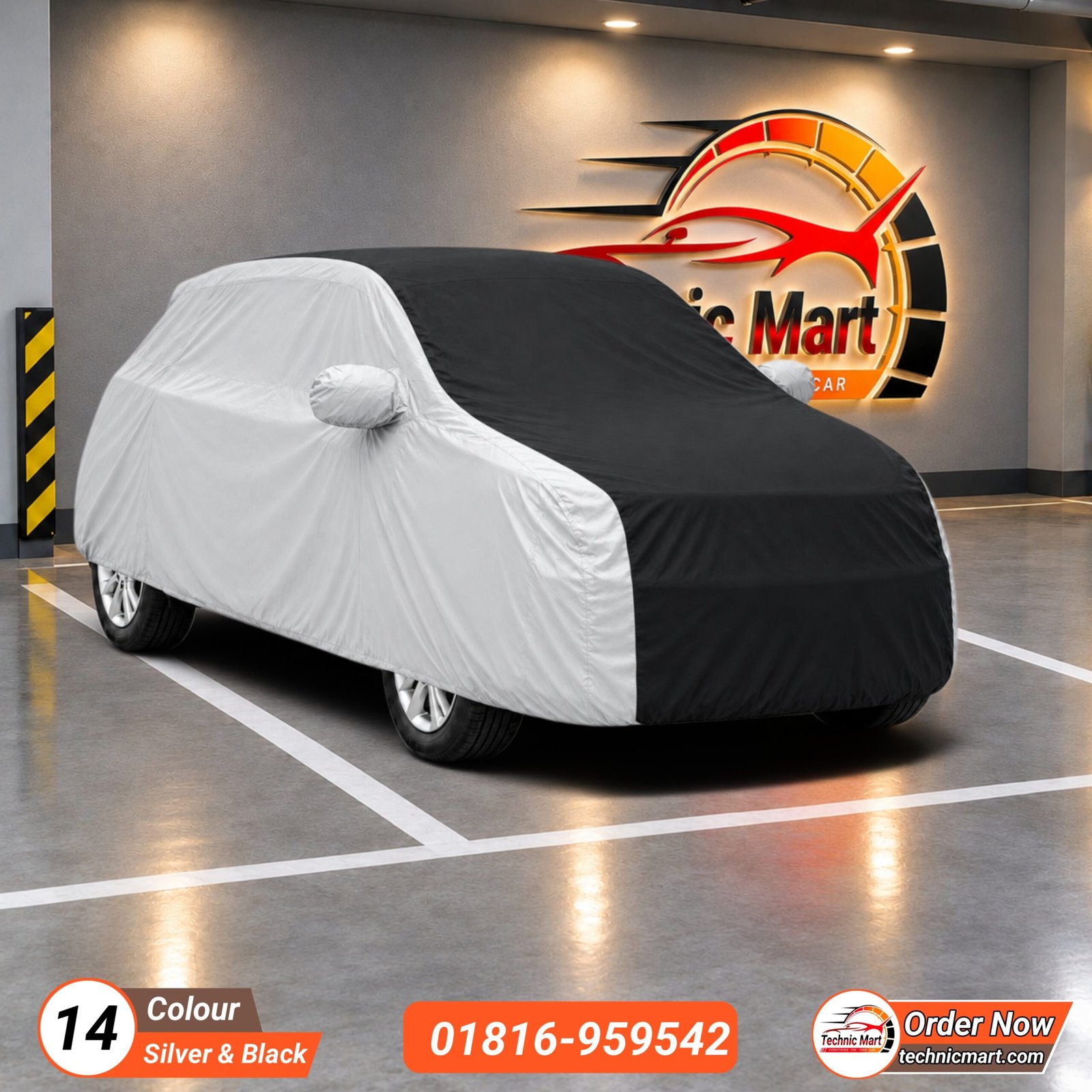 Hatchback Size - ছোট গাড়ি Car Two Colour Cover - Image 15