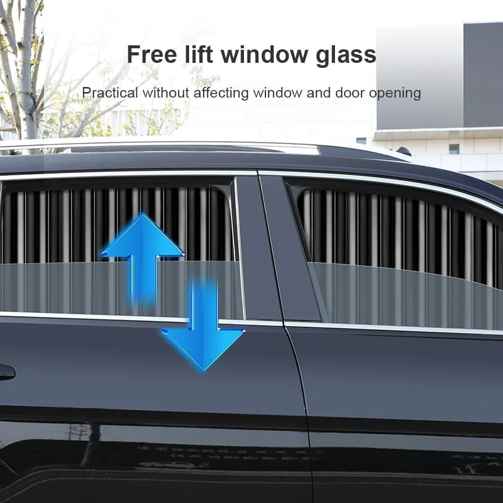 Car Window Curtain – Premium Quality Ultimate UV Protection and Adjustable Fit for All Cars 2 Pcs & 4 Pcs Set - Image 10