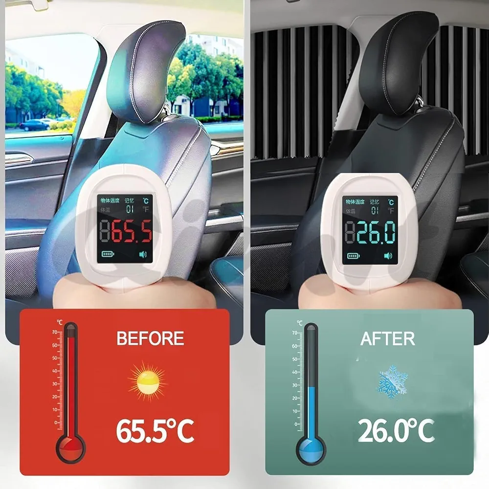 Car Window Curtain – Premium Quality Ultimate UV Protection and Adjustable Fit for All Cars 2 Pcs & 4 Pcs Set - Image 8