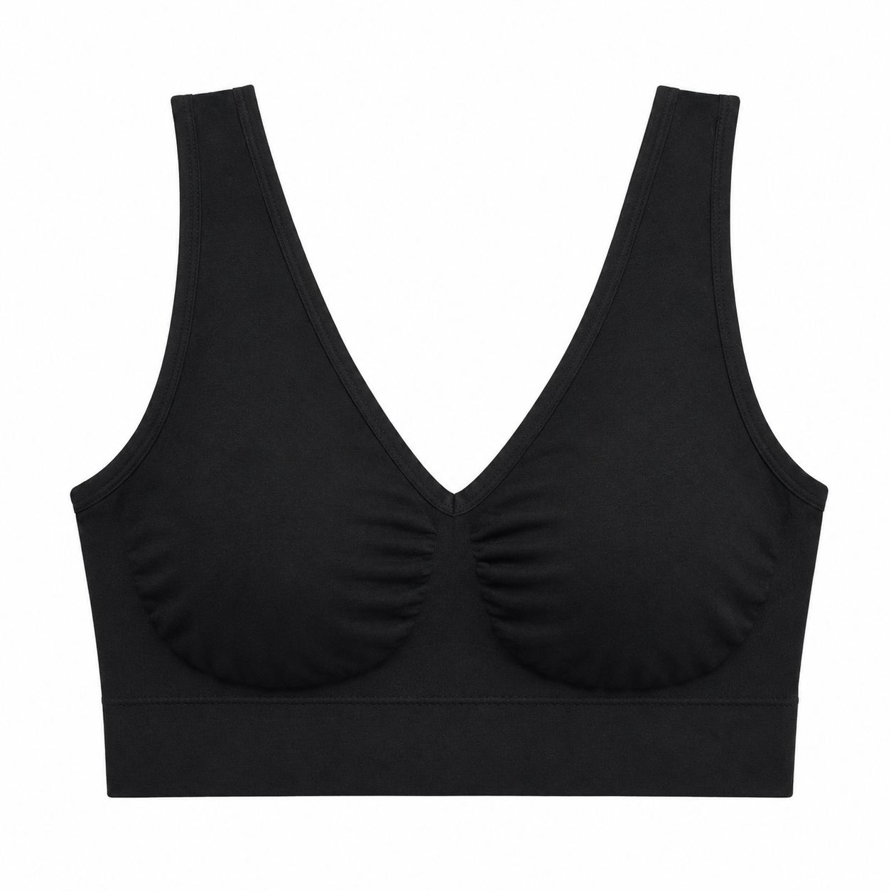 Women’s Seamless Comfort Bra – Wireless Soft Padded Everyday Bra - Image 3