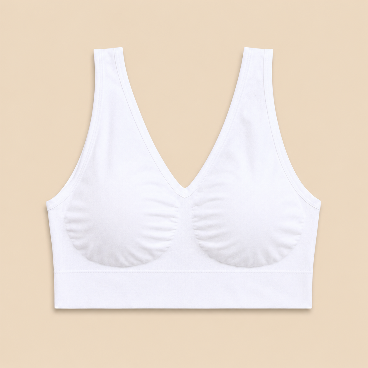 Women’s Seamless Comfort Bra – Wireless Soft Padded Everyday Bra - Image 4
