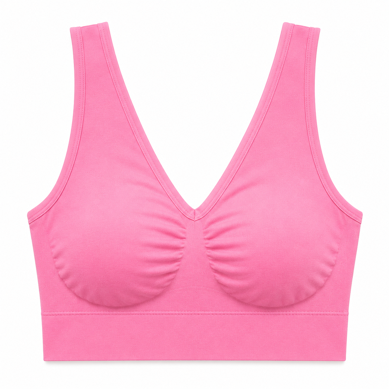 Women’s Seamless Comfort Bra – Wireless Soft Padded Everyday Bra - Image 5