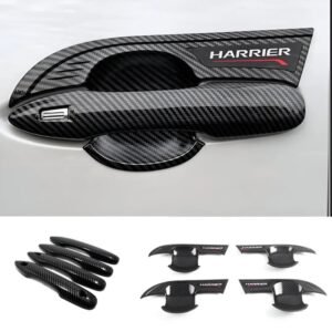 Carbon Fiber Door Handle Cover Kit – Stylish Look with Long-lasting Protection