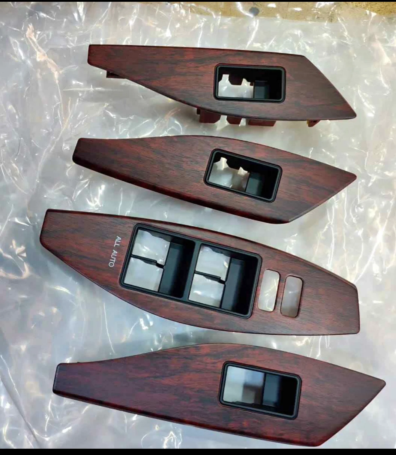 Premium Wood Finish Car Window Switch Panel - Image 2