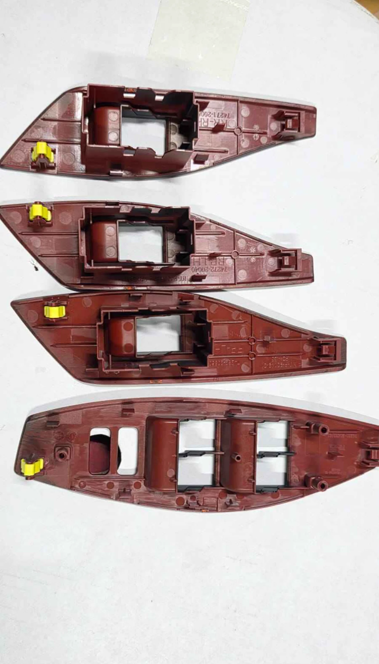 Premium Wood Finish Car Window Switch Panel - Image 3