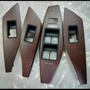 Premium Wood Finish Car Window Switch Panel