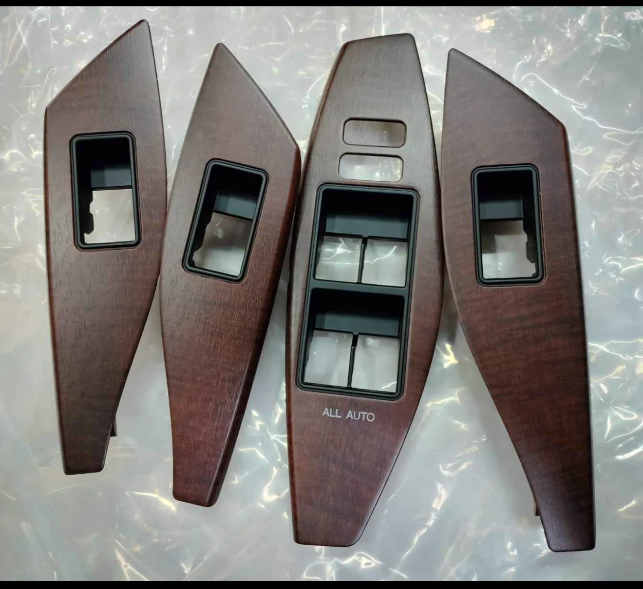 Premium Wood Finish Car Window Switch Panel