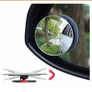 Blind Spot Mini Mirror Wide Angle Convex Rear View Mirror 2ps