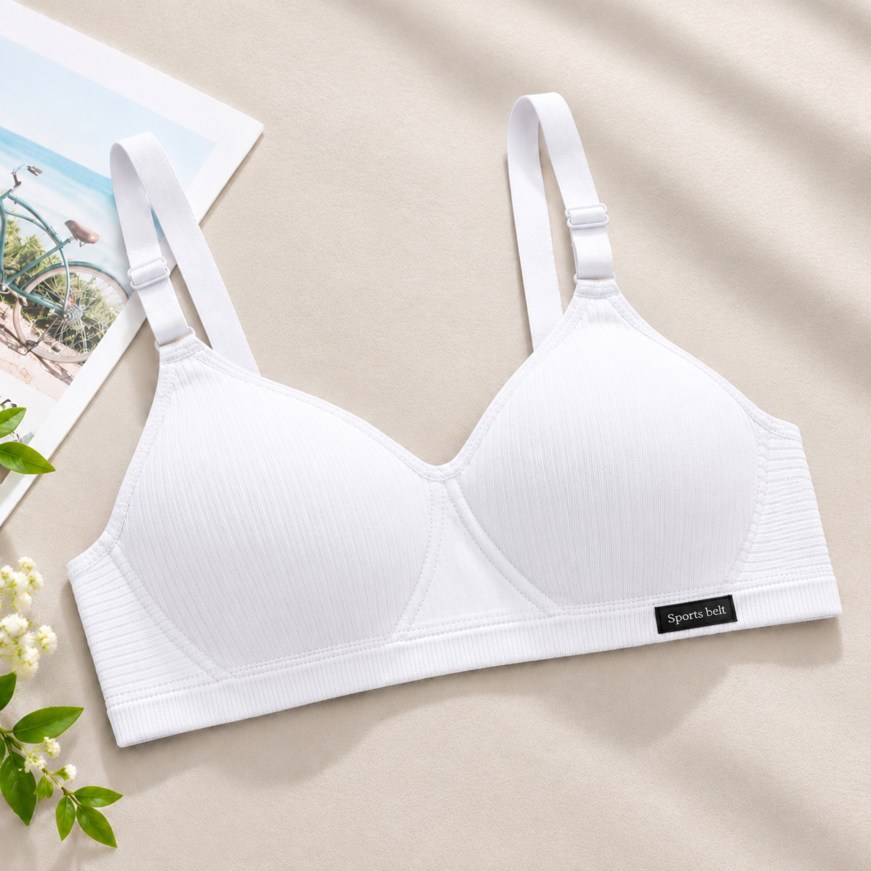 Women’s Seamless Wireless Sports Bra – Soft Padded Everyday Comfort Bra - Image 6