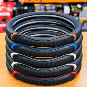 Steering Cover Pu Leather & Silicon