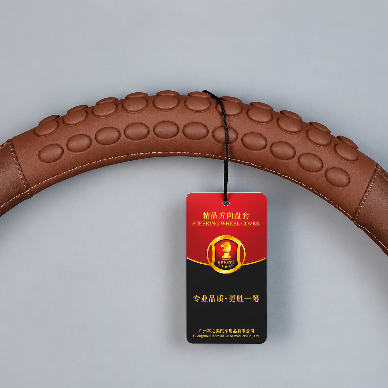 Premium Car Bubble Shape Design Steering Cover - Image 2