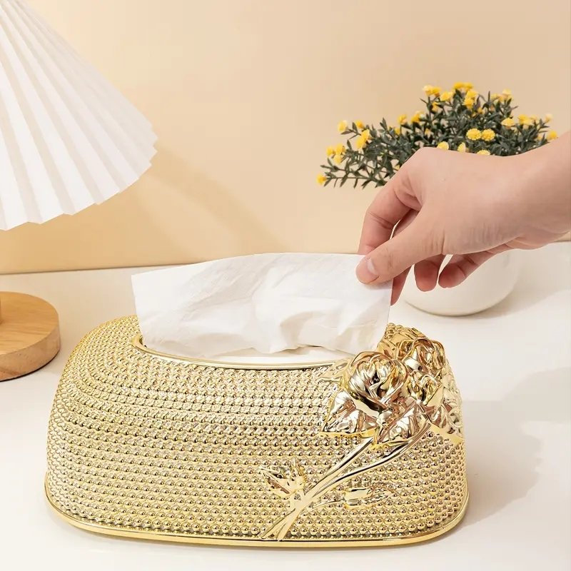 Luxury Drawout Tissue Box, European-style Tissue Box - Image 2