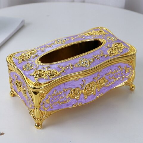 Luxury Royal Decorative Tissue Box Holder - Image 3